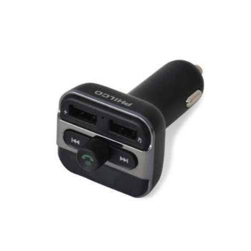 Transmisor FM Bluetooth PHILCO, Slot MicroSD, Puer