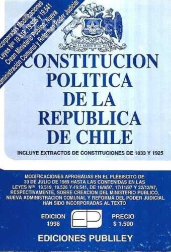 Constitución Política República Chile / 1998