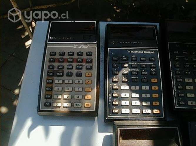 Calculadoras antiguas texas
