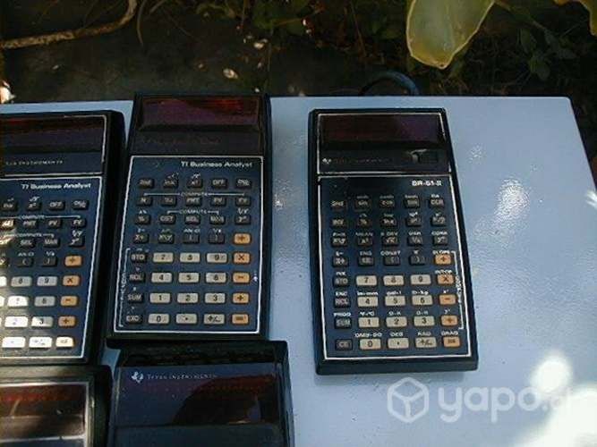 Calculadoras antiguas texas