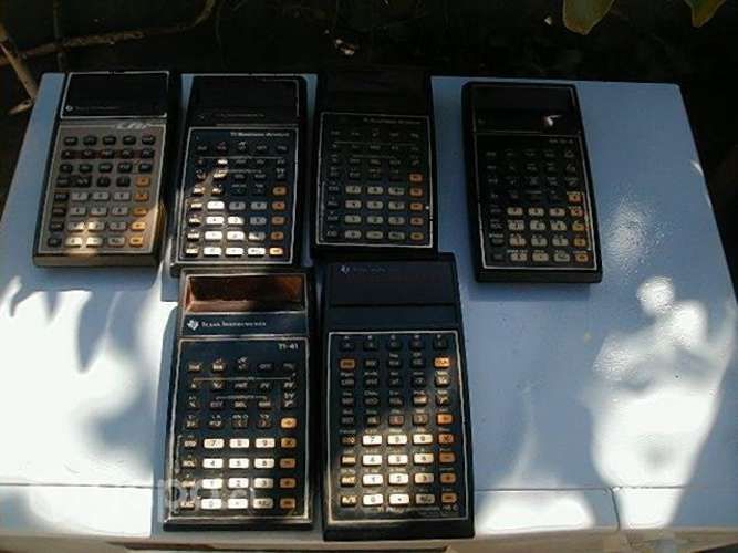 Calculadoras antiguas texas