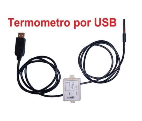 Termometro Puerto Serial Usb / Sonda Ds18b20