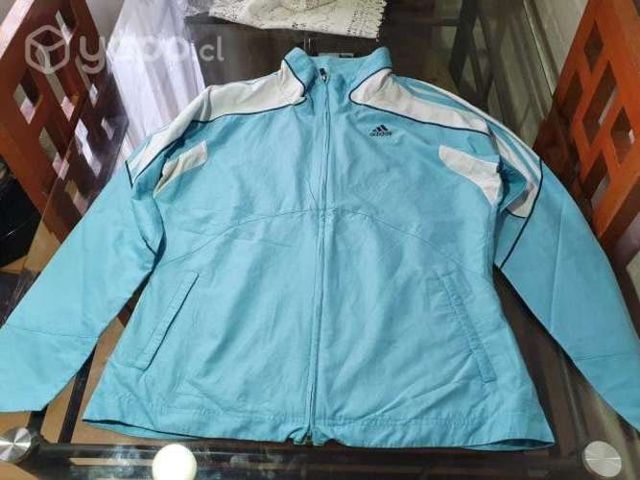 Poleron adidas original celeste talla s mujer