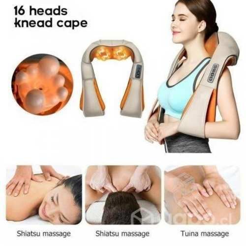Masajeador de Cuello Espalda Con Apoya Brazos