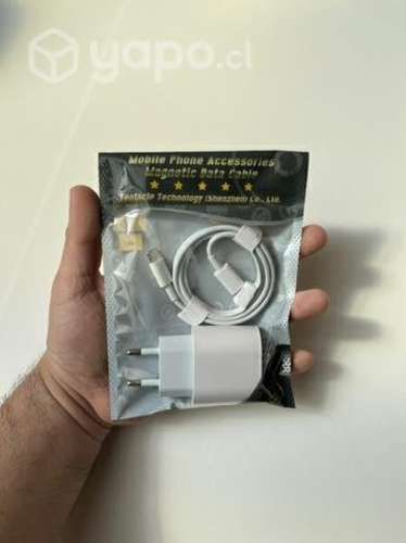 Cargador Carga Rápida 20w + Cable Usb-C Lightning