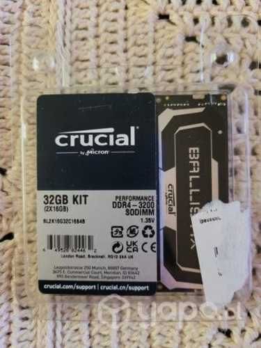Memoria Notebook Crucial 32 GB Kit DDR4