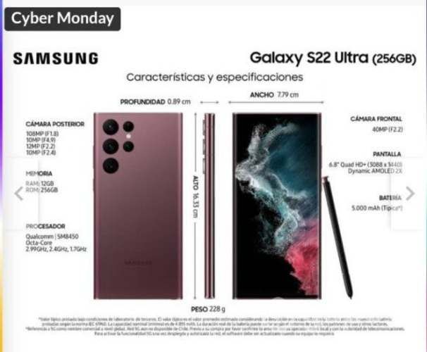 Celular Samsung galaxy s22 ultra