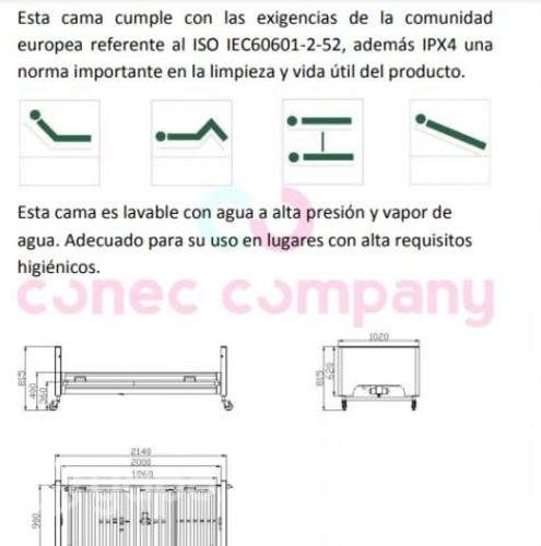 Cama electrica 1 plaza + colchon aleman antiescara