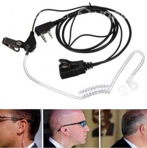 Audífono con Micrófono Para Radios Baofeng Kenwood