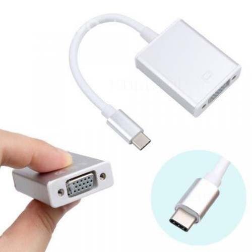 Adaptador Conversor Tipo C A Vga Macbook Notebook