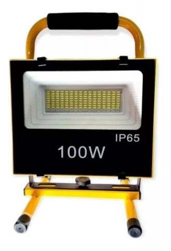 Foco Recargable De Emergencia 100w Portatil