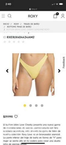 Bikini amarillo Roxy