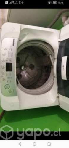 Air dry lavadora lg 7.5kg turbo drum tambor acero