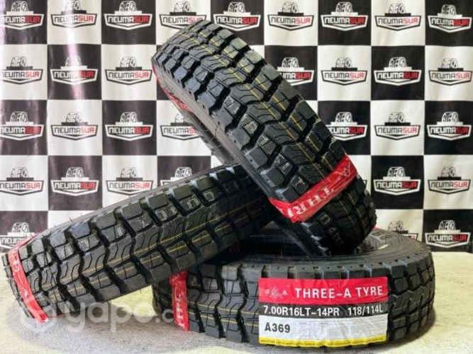 Neumáticos 7.00R16 THREE-A TRACC 14PR Set completo