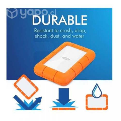 Disco Duro Externo Lacie Rugged Mini 1tb LAC301558