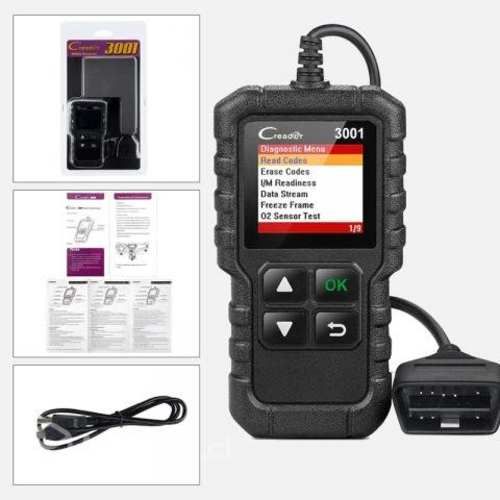 Scanner CR3001 para automóvil OBD II EOBD ELM327