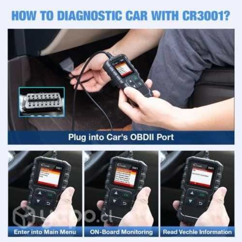 Scanner CR3001 para automóvil OBD II EOBD ELM327