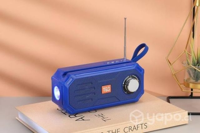Radio Solar carga USB bluetooth parlante linterna