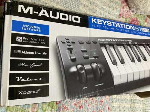 Controlador Midi M-Audio Keystation61