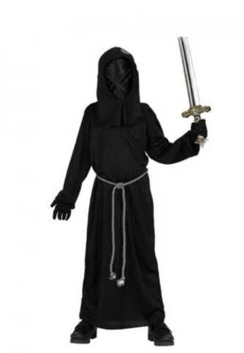 Túnica halloween sin capucha color negro