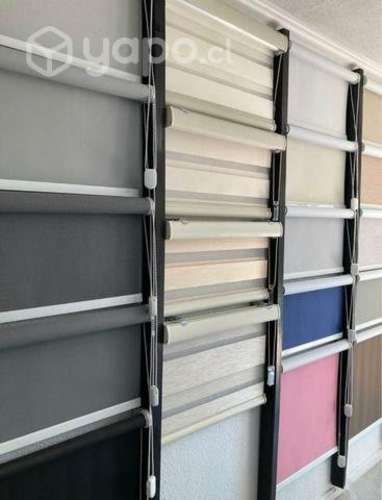 Roller cortinas duo, blackout, dual, screen