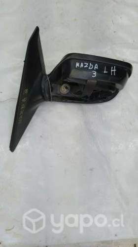 Espejo Mazda 3 sin tapa desarmaduría año 2008