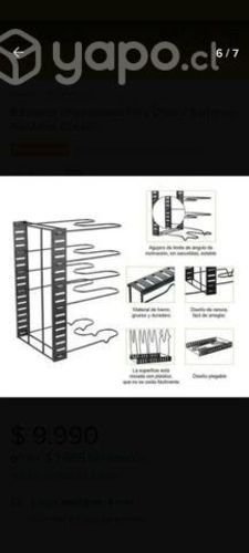 Organizador de ollas