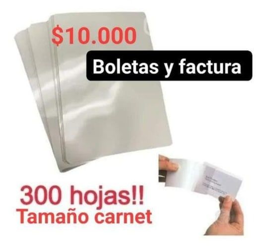Hojas para plastificar o termolaminar