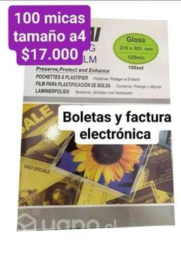 Hojas para plastificar o termolaminar