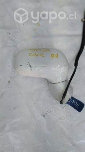 Espejo derecho Honda Civic año 2006 importadora de