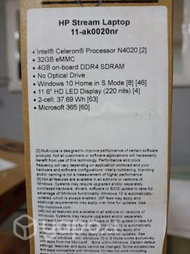 Hp Stream Laptop 11-ak0020nr