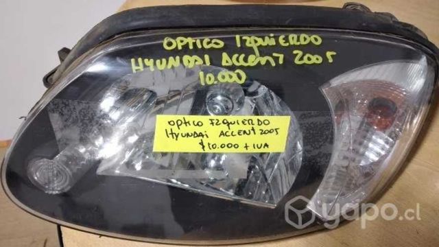 Optico izquierdo Hyundai Accent
