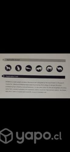 Ecografo uso veterinario