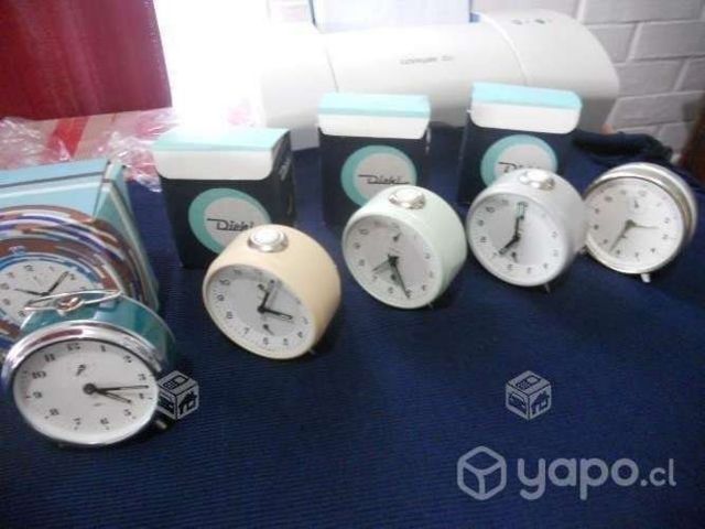 Despertadores Alemanes, A Cuerda, Nuevos en caja