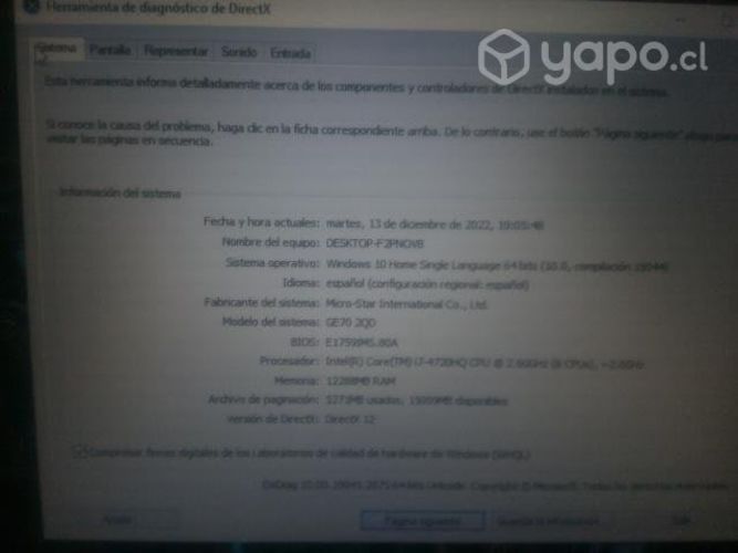 MSI I7 Nvidia gtx 950m