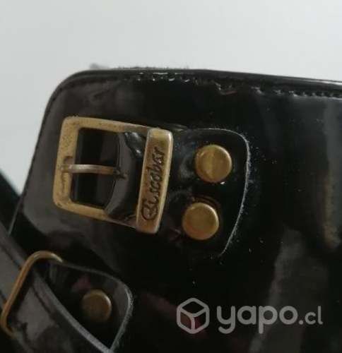 Botin negro charol talla 37 - ByEscobar