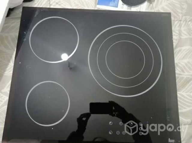 Encimera vitrocerámica de 3 quemadores