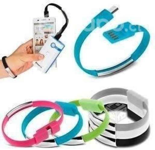 Cable Micro USB V8 Carga Celular Brazalete Pulsera