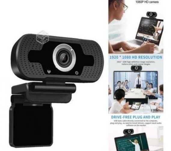 Webcam Con Micrófono 1080p Hd USB Ordenador Laptop