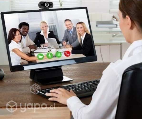 Webcam Con Micrófono 1080p Hd USB Ordenador Laptop