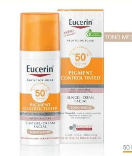 Bloqueador eucerin con color