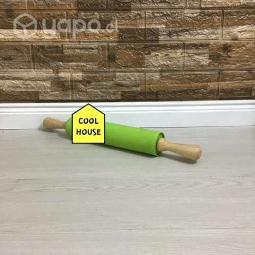 Hermoso Rodillo de Madera con Silicona
