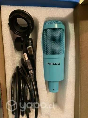 Micrófono USB streaming Philco