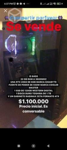 Pc gamer escritorio