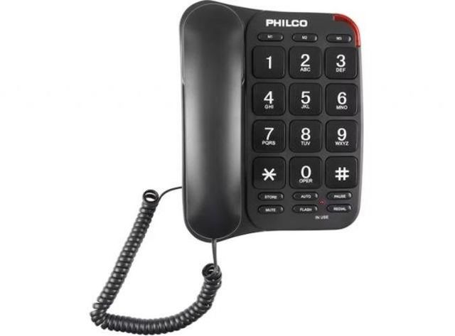 Teléfono senior de números grandes