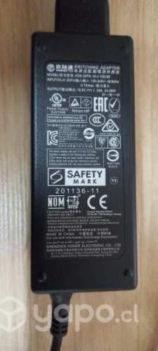 Cargador original hp 19.5v punta azul