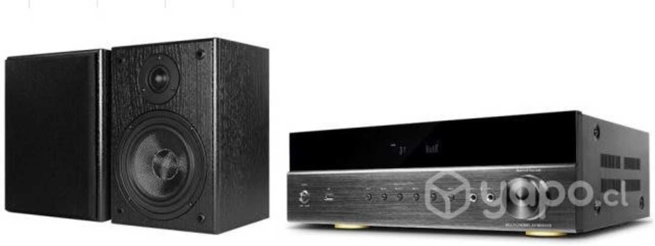 Set receiver hs 5.2 + parlantes bookshelf