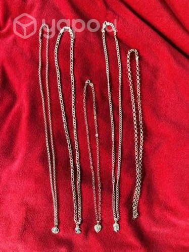 Cadenas Plata 925 y 980 los colgantes
