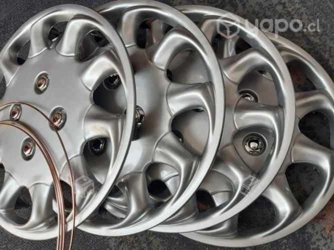 Set 4 tapas ruedas nuevas