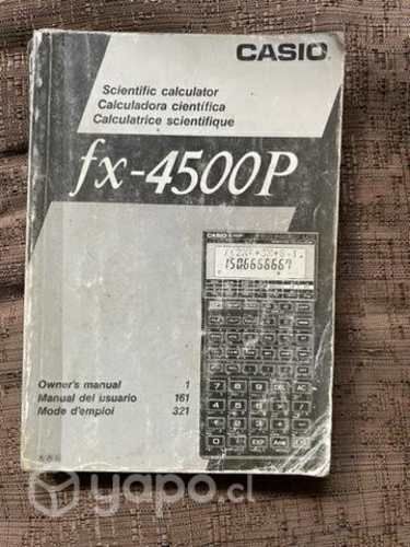 Manual de calculadora Casio fx-4500P